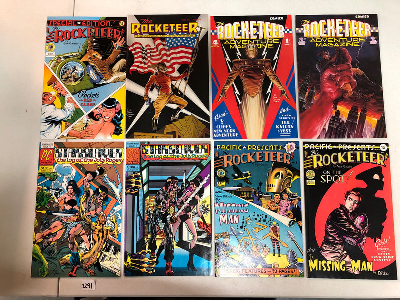 Rocketeer Set Lot Chapter 1-5 + Movie Adaptation; Adventure Magazine