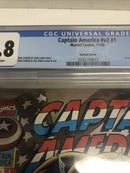 Captain America (1996) #v2 #1 (CGC 9.8)Rob Liefeld Story 1st App Of Rikki Barnes