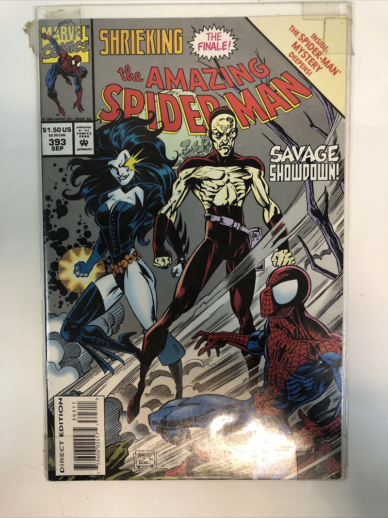 The Amazing Spiderman (1994) Set # 390-392 (VF/NM) Shrieking Part # 1-4•Marvel