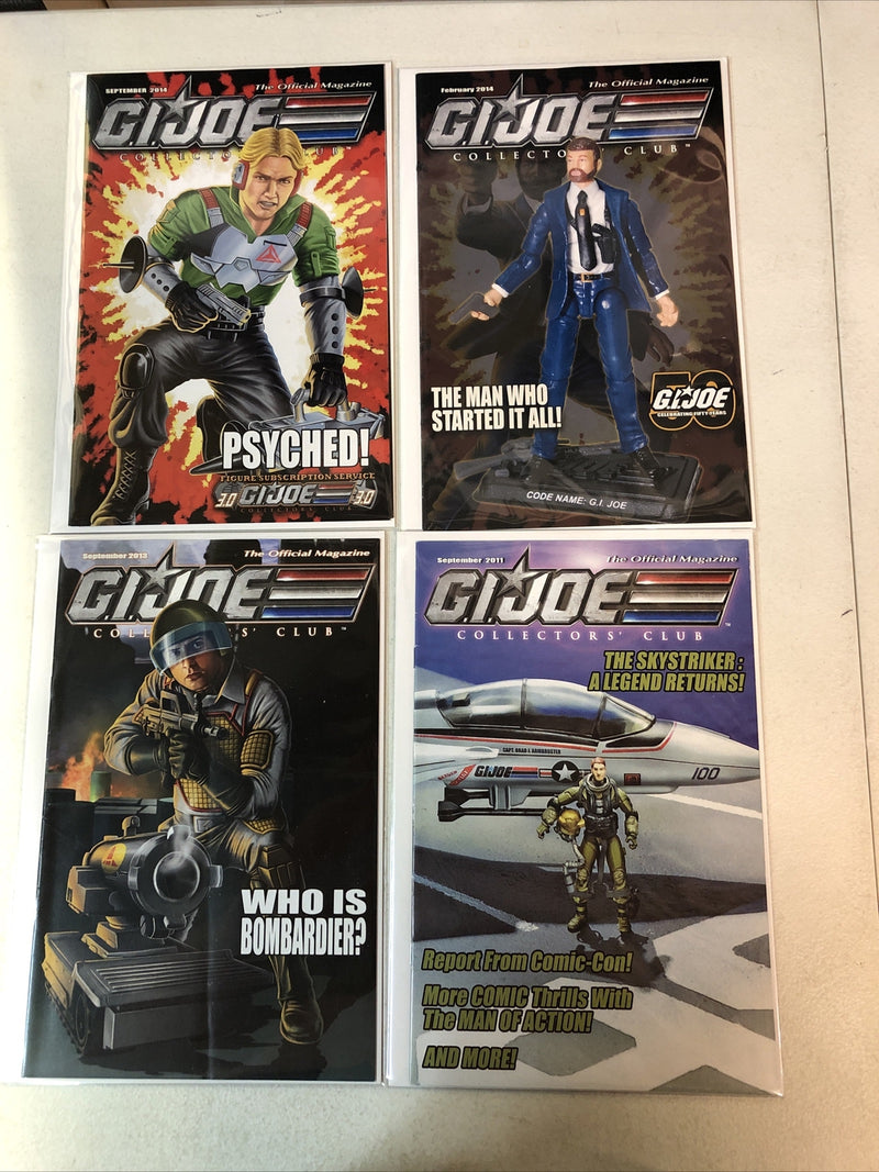 G.I. Joe G.I.Joe Collector’s Club Official Magazine Lot 8 different issues Set
