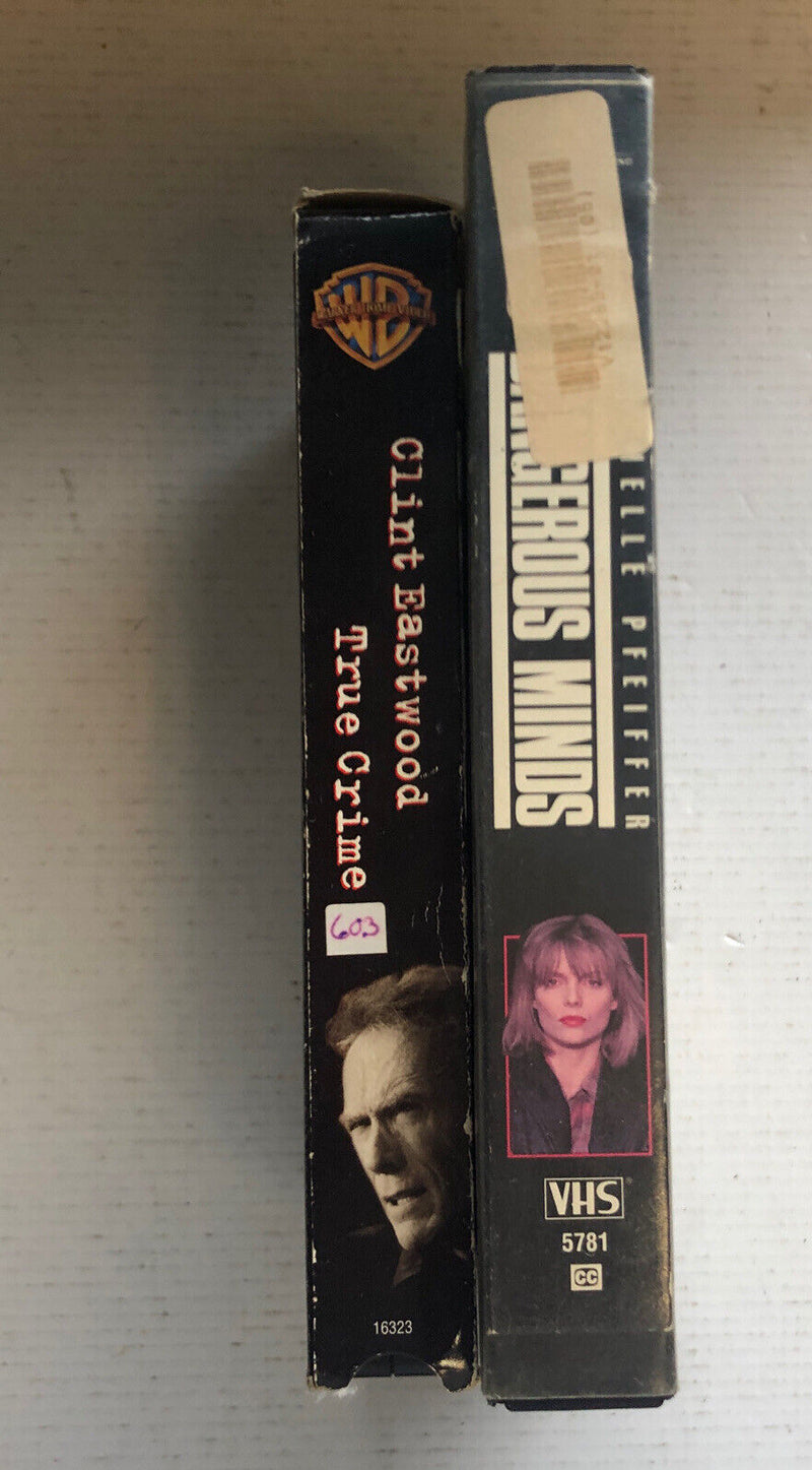 True Crime , Dangerous Minds Bundle VHS.