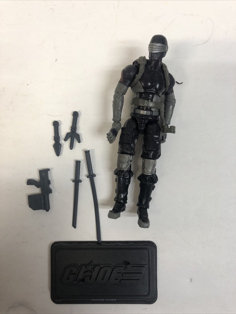 GI JOE Renegades 30th Anniversary 2011 Snake Eyes v56 Ninja Commando Complete