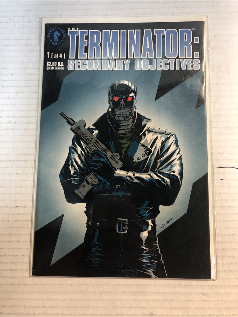 Terminator Secondary Objectives (1991) #1-4 VF/NM Complete Series ~ Da