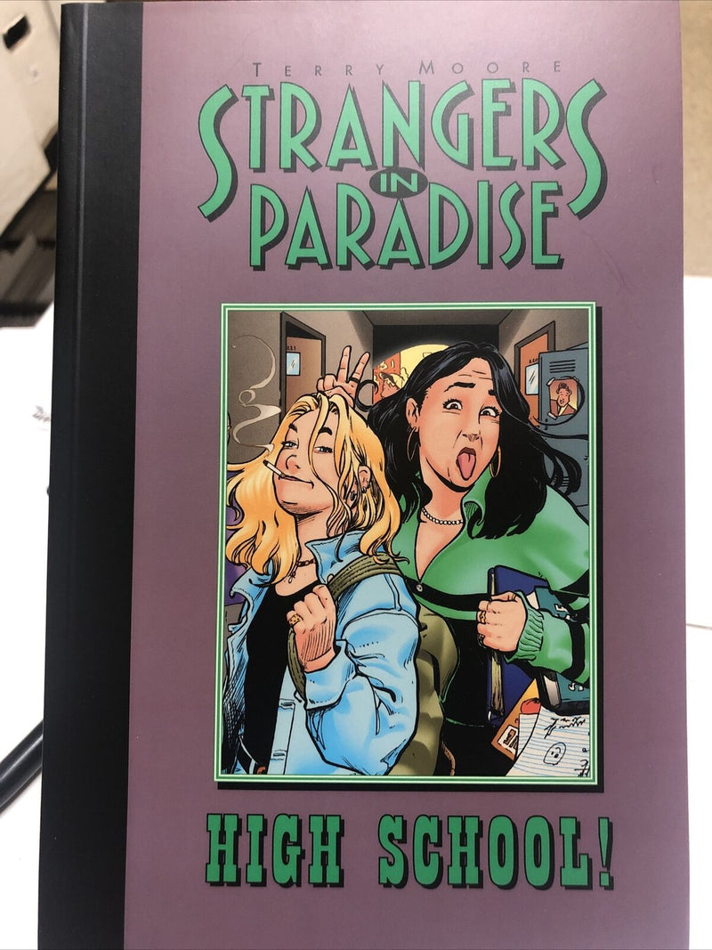 Strangers In Paradise High School!(1998) Abstract Studio  TPB SC Terry Moore