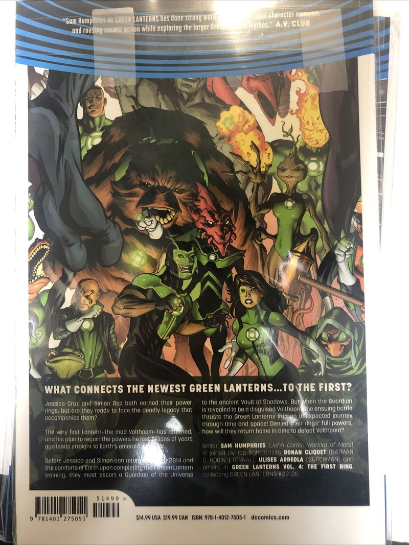 Green Lantern Vol.4 :The First Ring (2017) Dc Comics TPB SC Ronan Cliquet