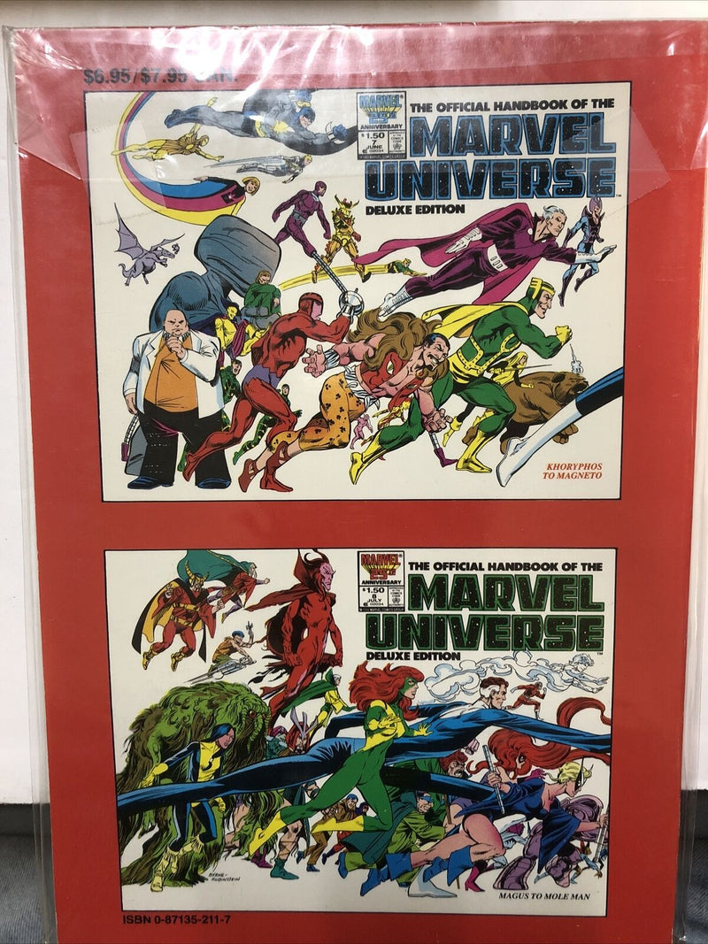 The Official Marvel Universe Vol.4 Karkas To Mister... (1987) Marvel TPB SC