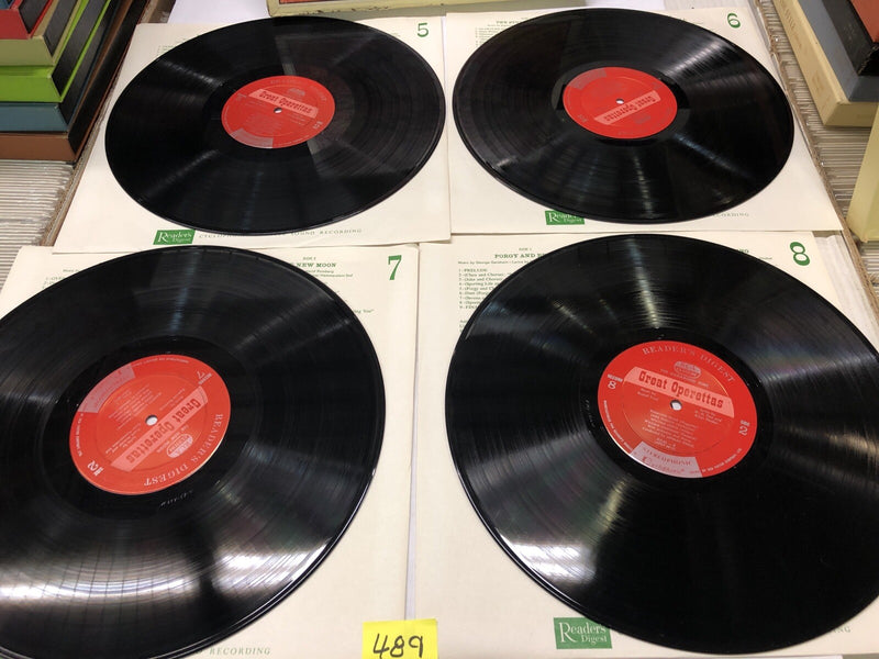 Treasury Of Great Operettas 9 (Nine) Vinyl LP  Album Boxed Set Collection