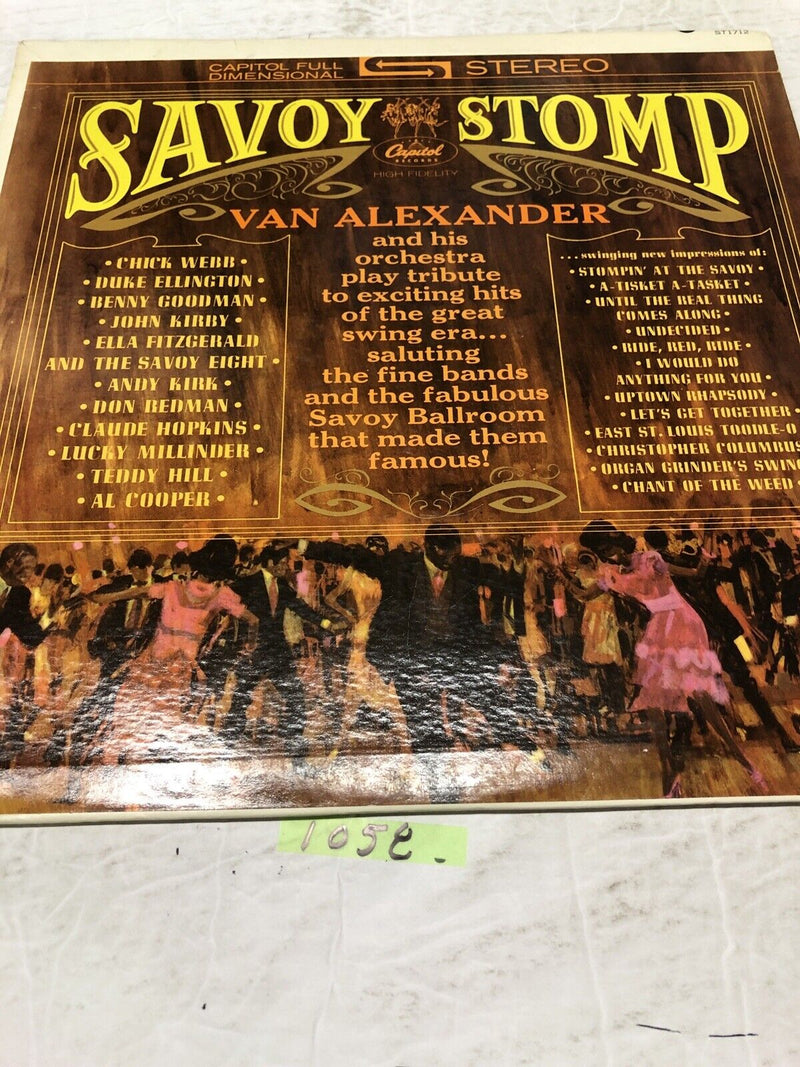 Savoy Stomp. Van Alexander Orchestra Vinyl  LP Album