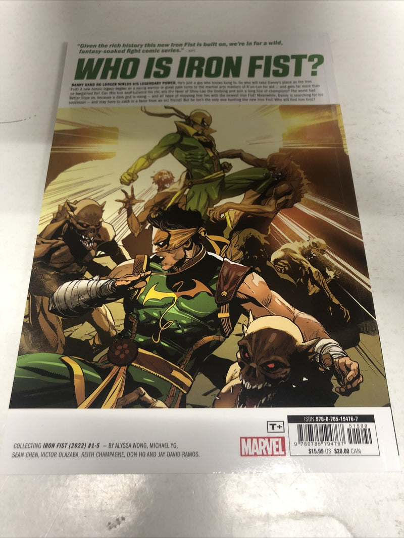 Iron Fist: The Shattered Sword (2022) (NM+) Alyssa Wong| Marvel | TPB-Brand New