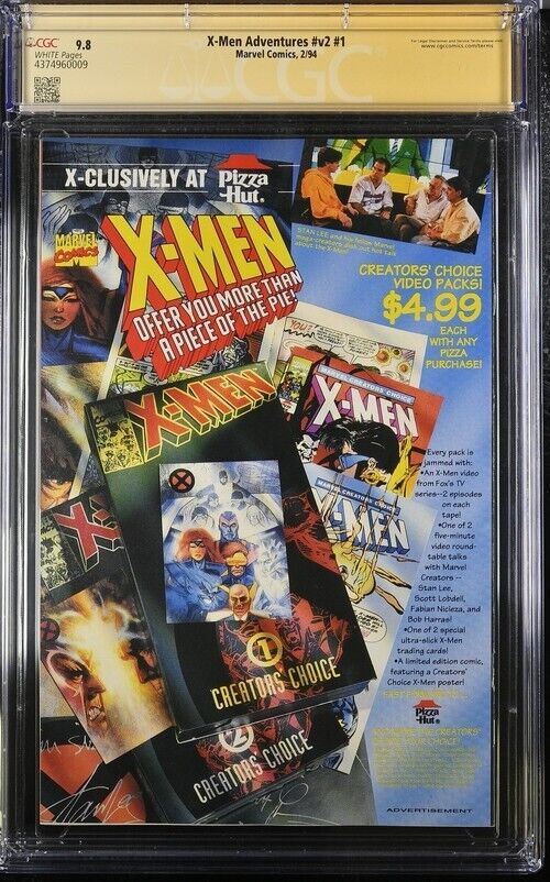 X-Men Adventures (1994) # v2# 1 (CGC 9.8 SS) Signed Ralph Macchio * Census = 1