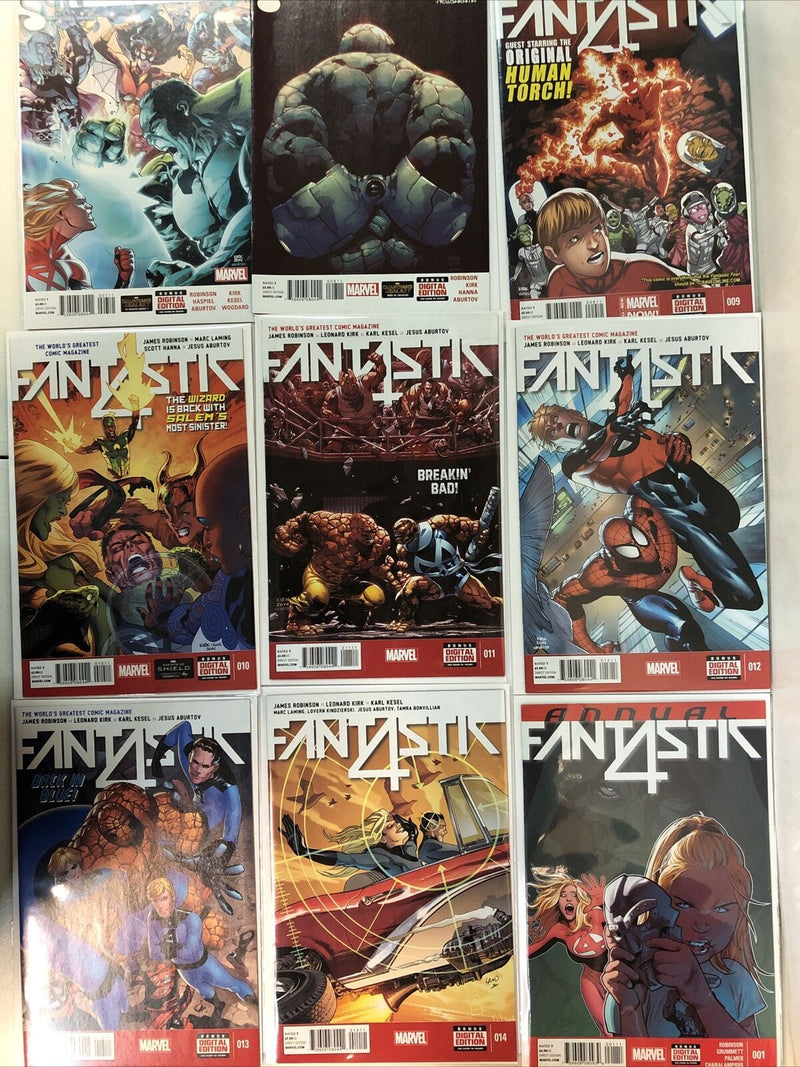 Fantastic 4 (2013) Complete Set # 1-14 & Annual # 1 (VF/NM) Marvel Now!