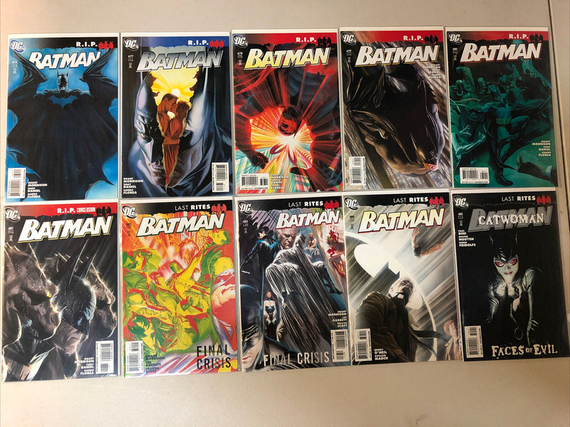 Batman  (2003) #620-713 Missing #635,638,655,656,664,666, 707 DC Comics NM Set