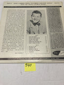 Jack Carson Sings His Favorite College Songs Vinyl LP Album
