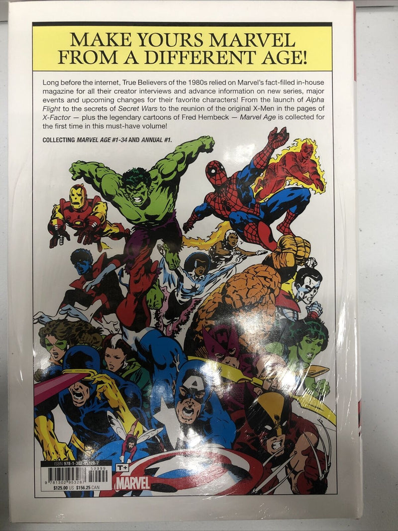 Marvel Age (2023) Omnibus HC Vol # 1 Collects Marvel Age # 1-34 And Annual