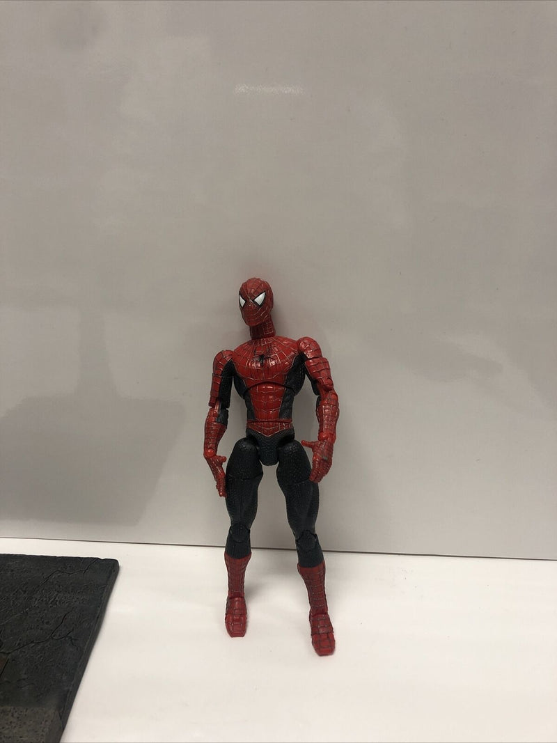 Spider-Man (2002) Marvel Legends • Super Poseable Spider Sense• Red & Black