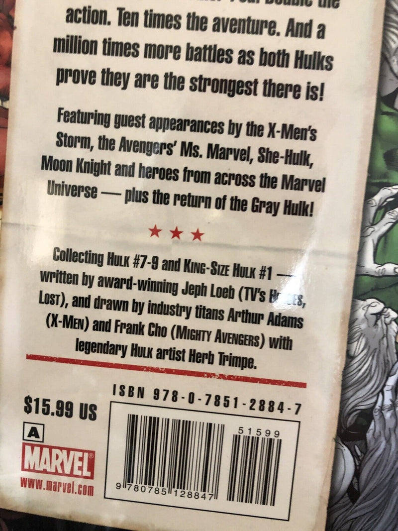 Hulk: Red And Green Vol.2 (2009) Marvel TPB SC Jeph Loeb