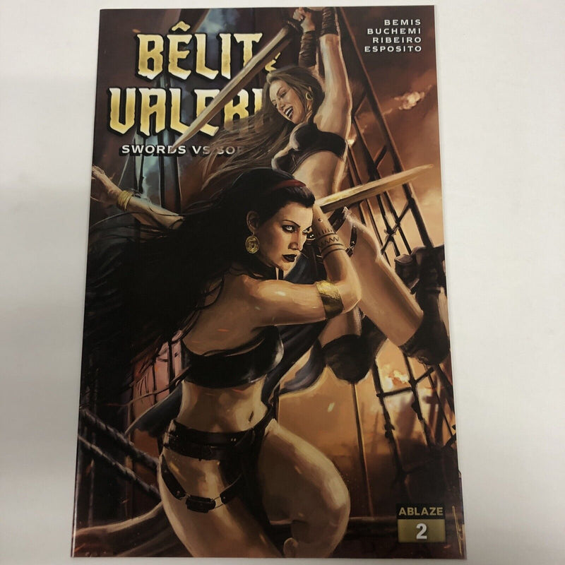 Bêlit And Valeria-Swords Vs Sorcery-Ablaze 2-Bemis,Buchheim,Roberto,Esposito