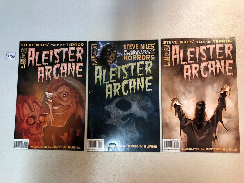 Aleister Arcane (2004) 1 2 3 1-3 (FN+/NM) Complete Set Beeehn Burns art IDW