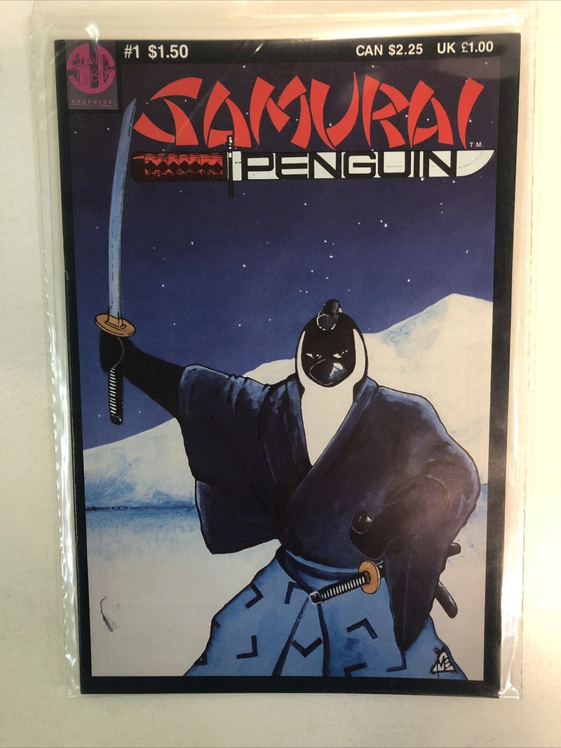 Samurai Pinguin (1988) Set # 1-8 Missing # 7 (VF/NM) Slave Labor Comics