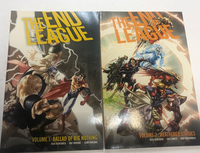 The End League Vol.1-2 (2008) Dark Horse SC TPB Rick Remender