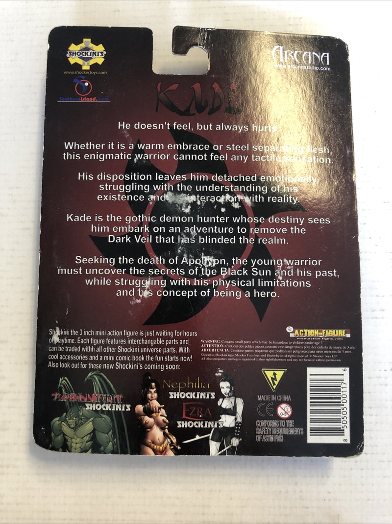Kade shockinis action figure Arcana Studios 2006 Complete