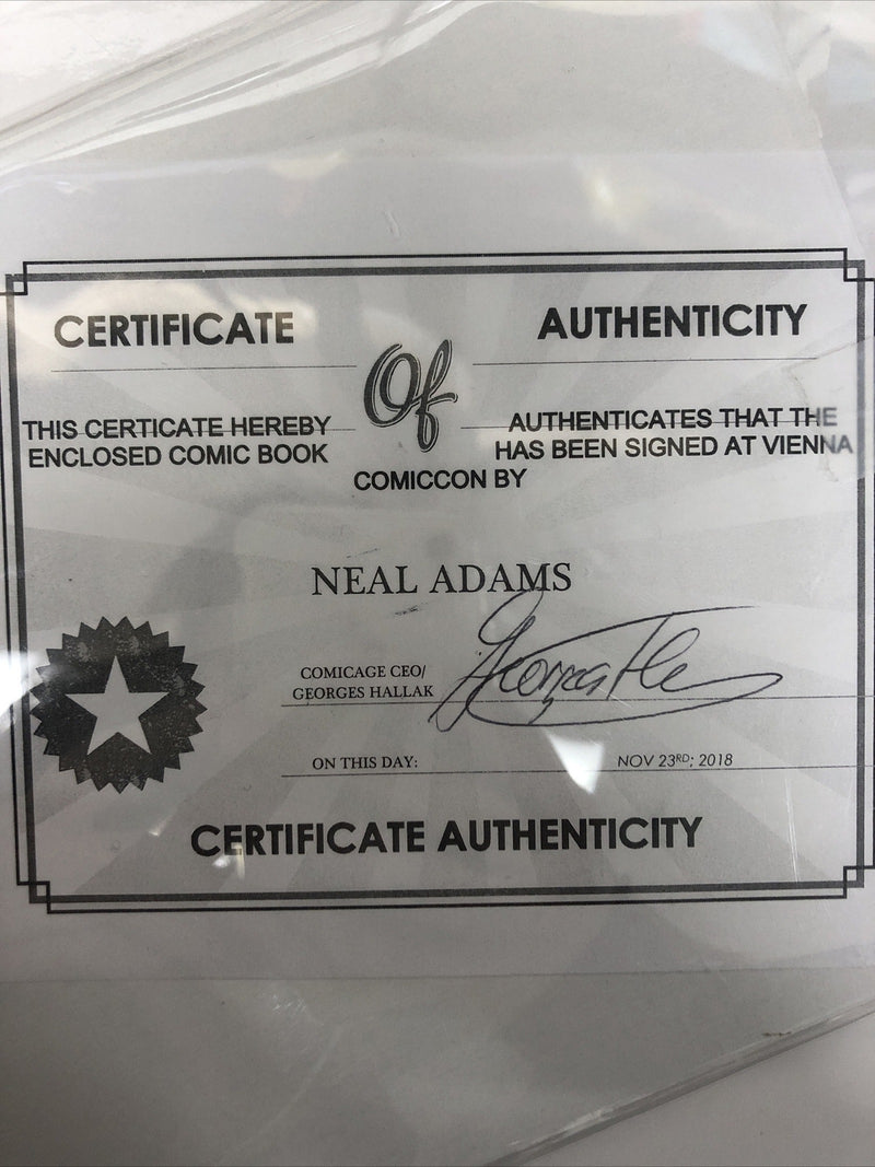 Superman • DC Comics 50 • Signed Neal Adams • Certificate Authenticity • VF / NM
