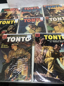 Lone Ranger’s Companion Tonto (1952) Set Of 14 Comics • Golden Age • Dell Comics