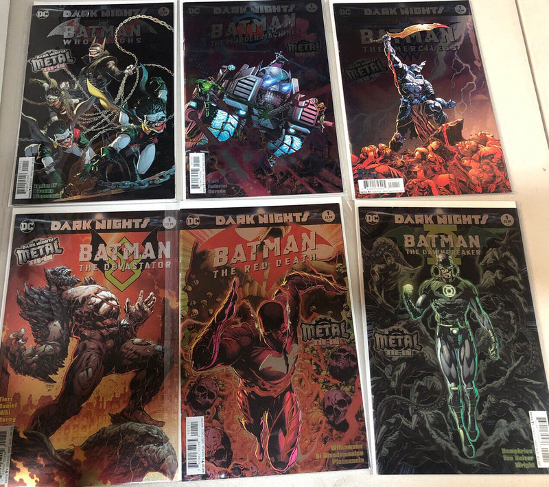 Dark Night Metal Tie-In (2017) (VF/NM) DC Comics Complete Set