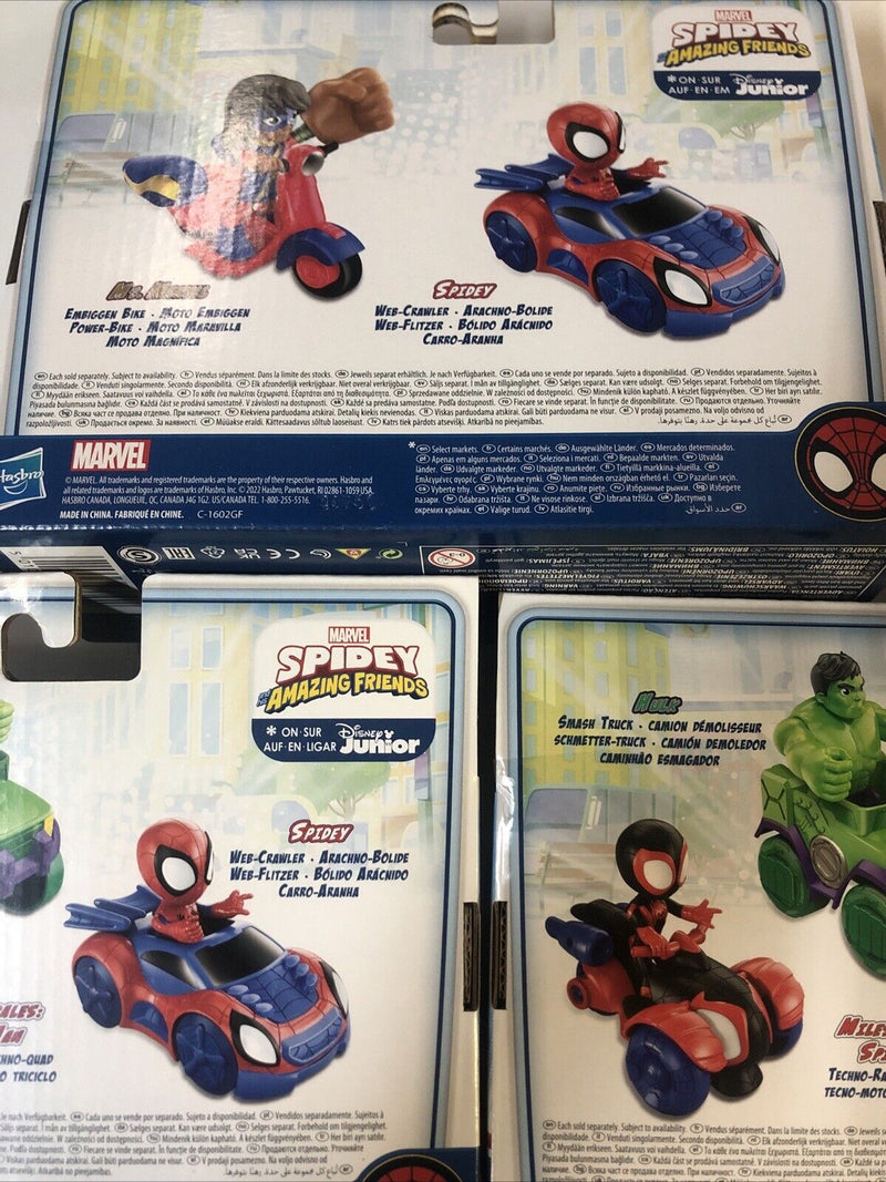 Spidey And His Amazing Friends • Spidey • Ms Marvel(2022) Hasbro • Disney Junior