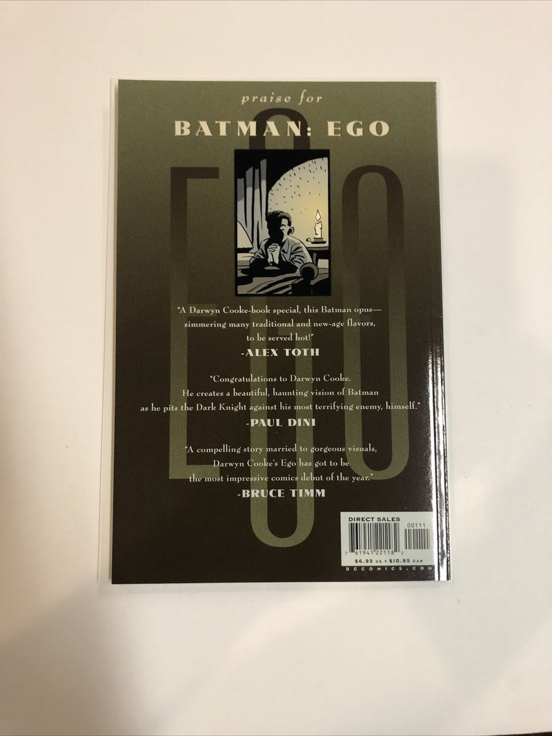 Batman Ego (2000) Rare OOP Prestige Graphic Novel Darwyn Cooke