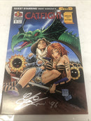 Catfight: Dream Into Action 1 (1996) Variant (VF/NM) • Signed Joseph A Zyskowski