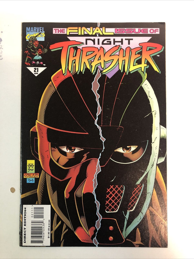 Night Thrasher (1993) Set # 1-21 & Four Control #1-4 (VF/NM) Missing # 11-12-18