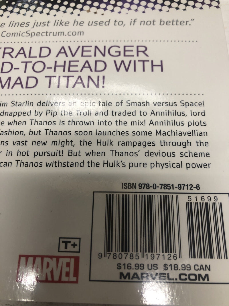 Thanos Vs Hulk (2015) TPB Marvel Comics • Jim Starlin • Andy Smith • D’armata