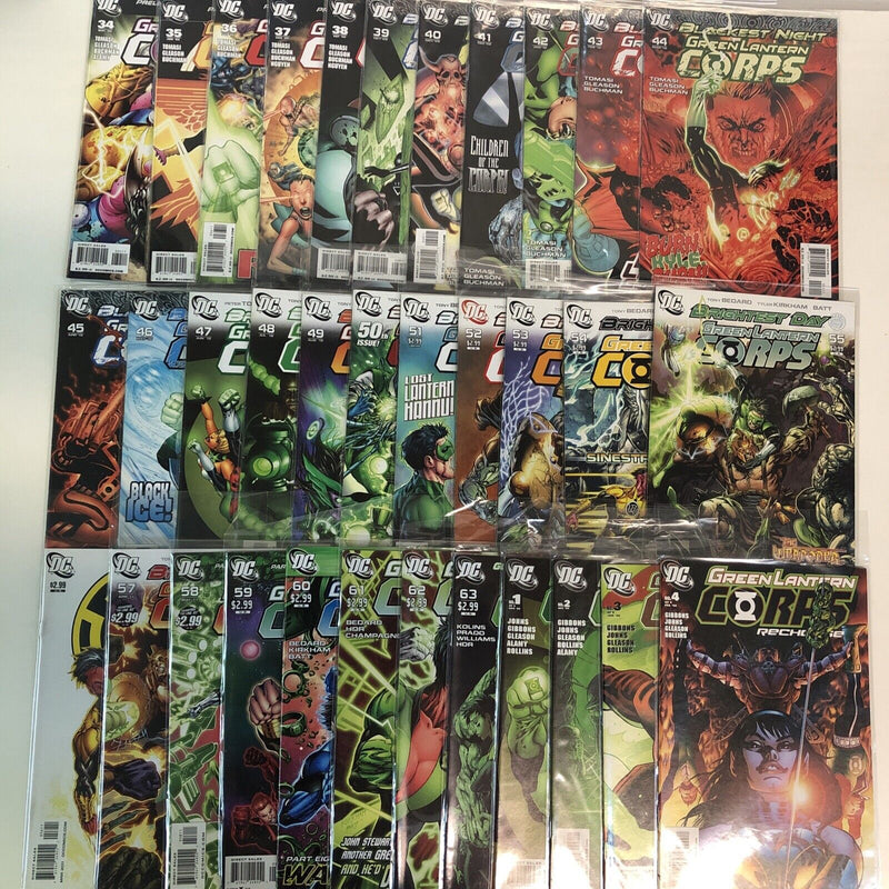 Green Lantern Corps (2006) Complete Set # 1-63 & Recharge # 1-4 (VF/NM) DC Comic