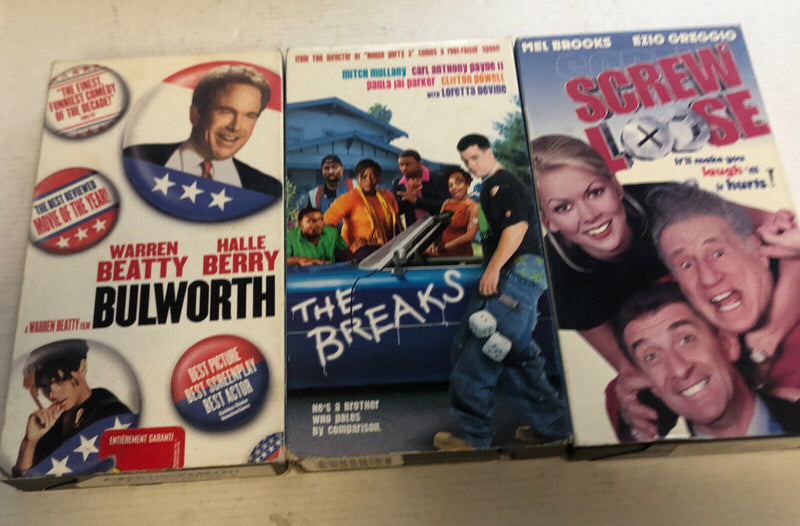 The Breaks,Bulworth,Screwloose Bundle VHS