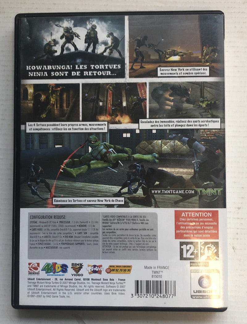 TMNT Les Tortues Ninja French PC Game