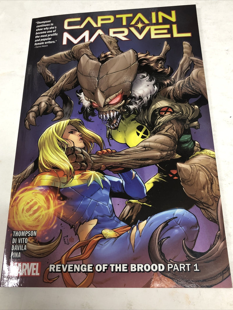 Captain Marvel Revenge Of The Brood Part 1 (2023) Marvel TPB SC Kelly Thompson