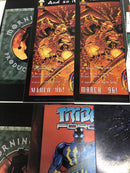 Araknis (1997) Set Lot Of 9 Comics • Morning Star Productions • Mushroom Comics