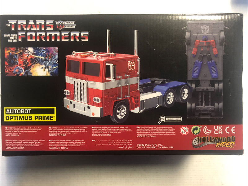 Transformers Autobot Optimus Prime 1:24 Scale Jada 99524 NEW FREE SHIPPING