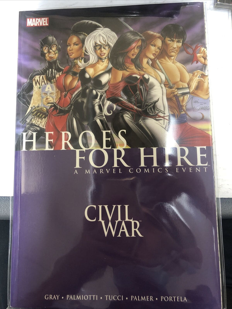Heroes For Hire Vol.1 Civil War (2009) Marvel TPB SC Gray