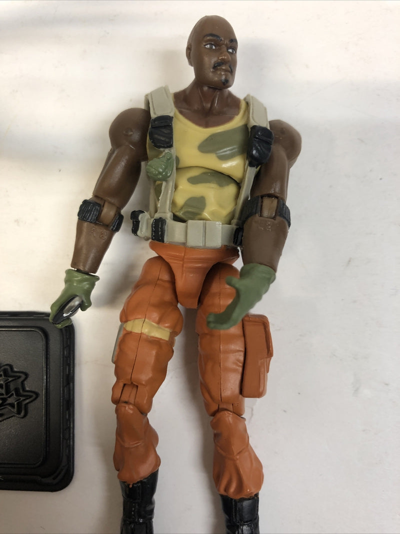 2007 G.I. Joe 25th anniversary Figure Roadblock V8 Complete Mint