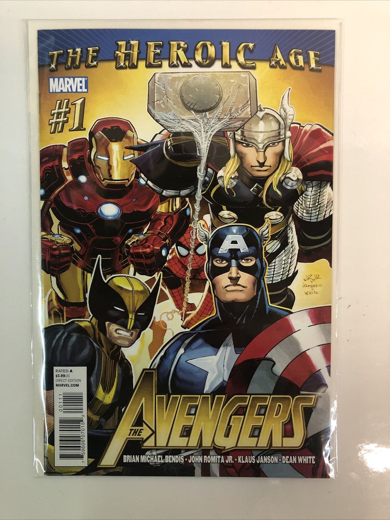 The Avengers (2010) Complete Set # 1-34 & Annual # 1 (VF/NM) Marvel Comics