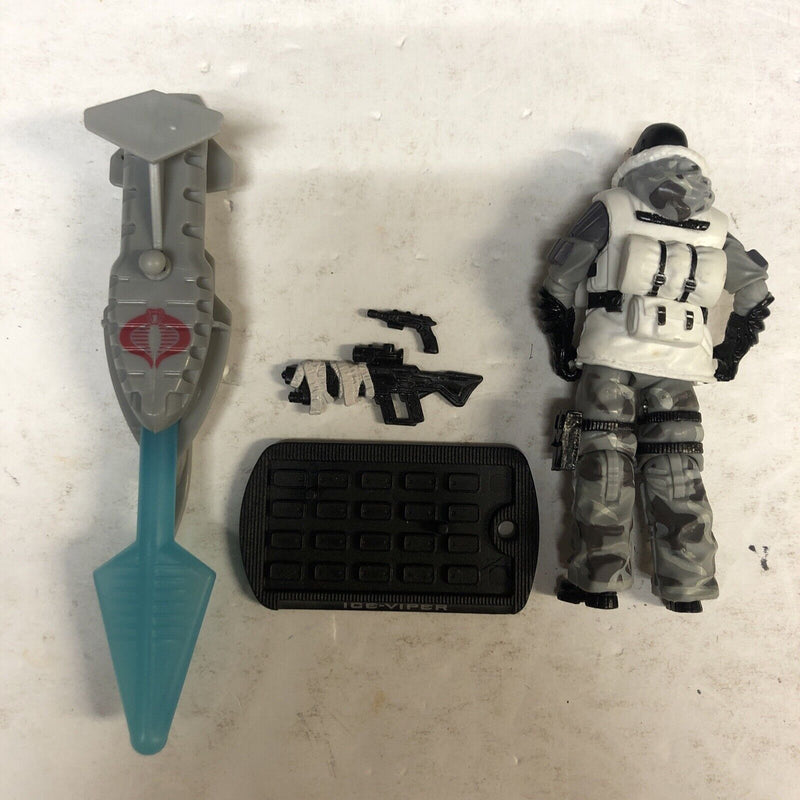 2009 GI Joe Rise of Cobra Ice Viper v3 Complete Mint