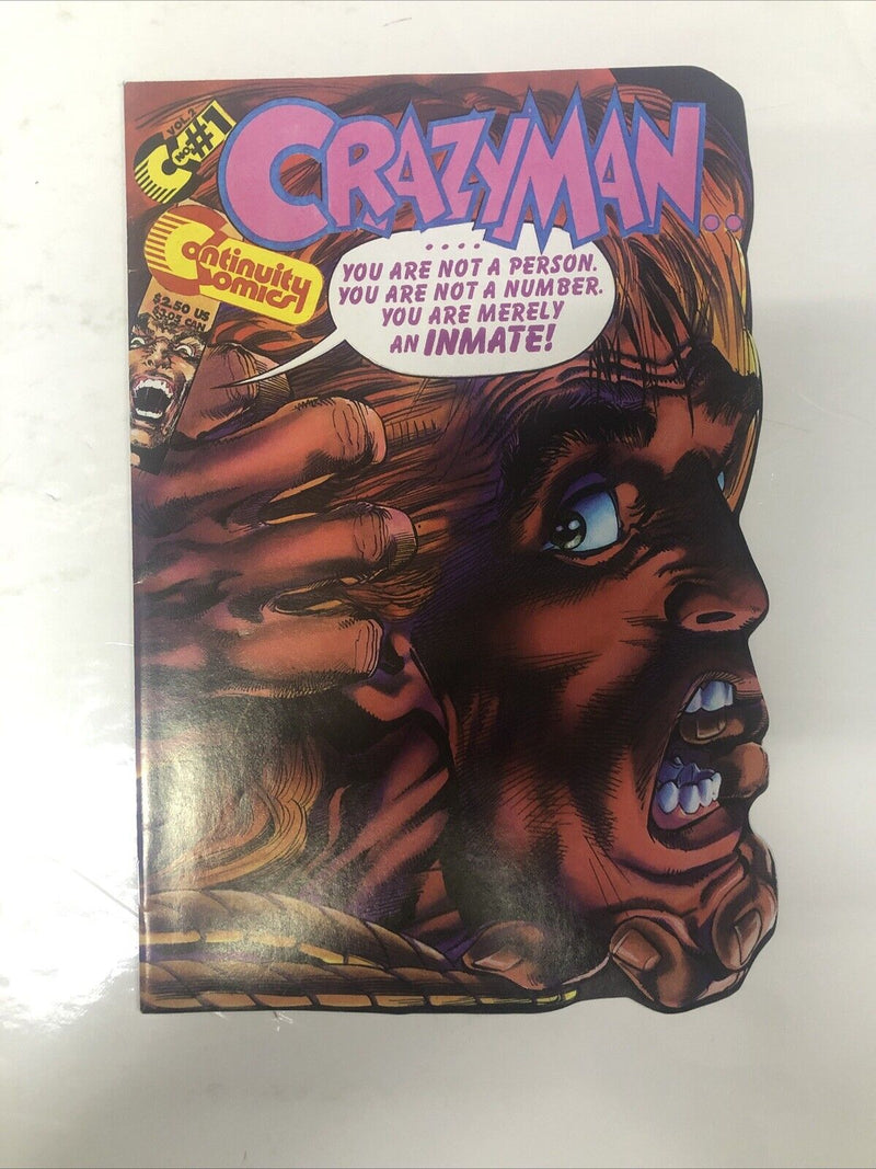 Crazy Man 2 Sets • Set Issue # 1-3 • Set Issue # 1-4 • Continuity Comics