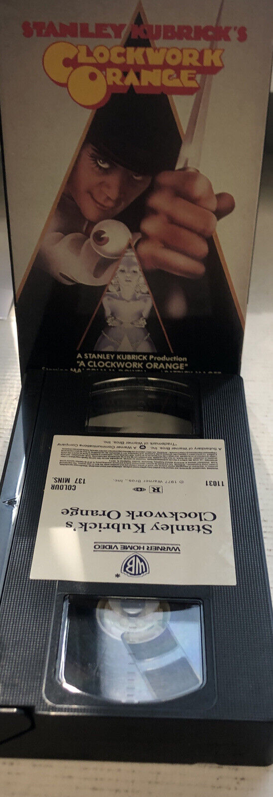 Clockwork Orange (1991) Vhs Extremely Rare cover | Stanely Kubrick Production