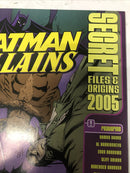 Batman Villains Files & Origins 2005 Variant (VF/NM) Signed Sketch Kevin Nowlan