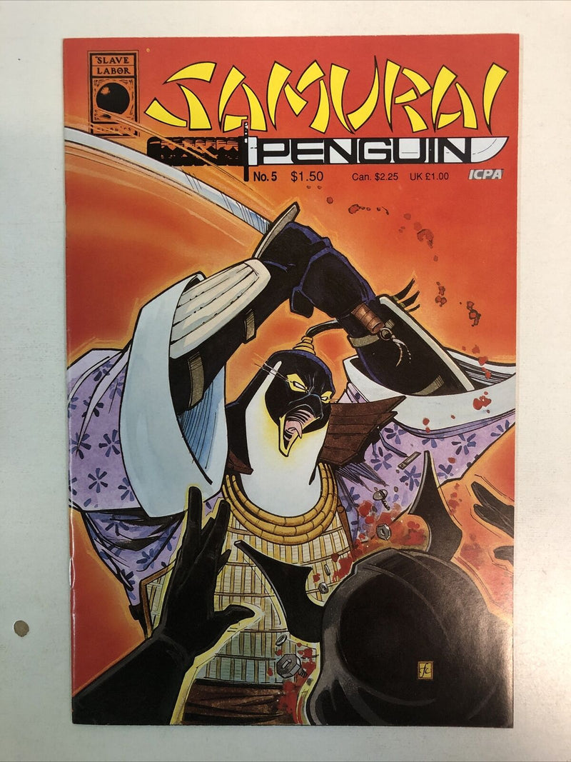 Samurai Pinguin (1988) Set # 1-8 Missing # 7 (VF/NM) Slave Labor Comics