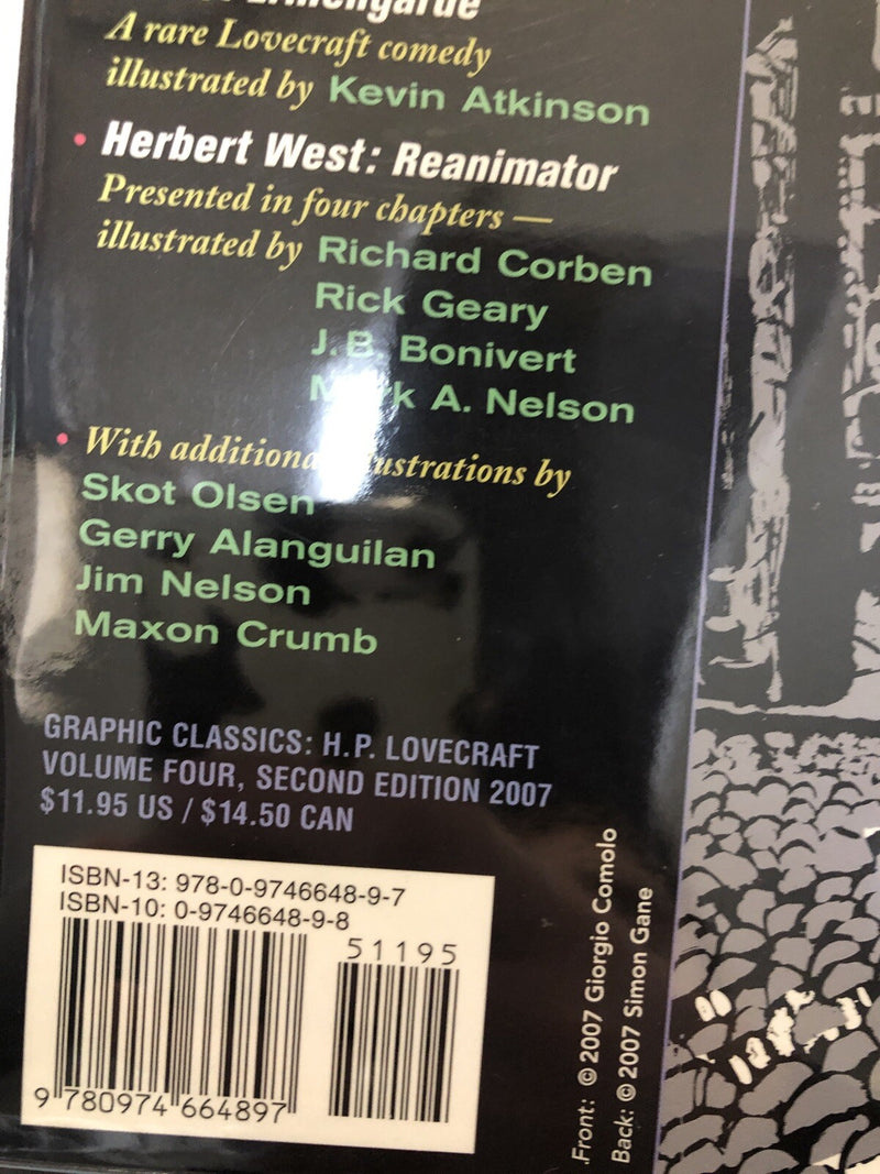 Graphic Classic H. P.Lovecraft Vol.4 (2007) Eureka Productions TPB SC S. Gane