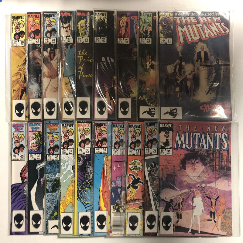 The New Mutants (1983-1987) #1-13,15,17-25,27-97,99,100+Special #1+Annual #3-7