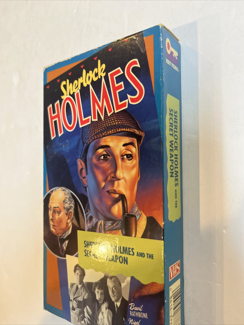 Sherlock Holmes and the Secret Weapon (VHS, 1994) Basil Rathbone• Nigel Bruce